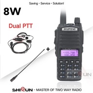 Baofeng Uv 82 8W Walkie Talkie Ham Radio daleki zasięg podwójny Ptt 10 Km