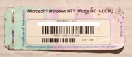 Naklejka Windows NT Wkst 4.0 1-2 CPU klucz