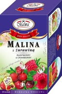 MALWA herbatka owocowa MALINA z żurawiną 20x2g