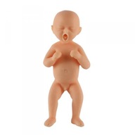 2x 3. Mäkké živicové detské bábiky Realistické mini realistické celotelové novorodenecké hračky