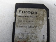 KARTA SD MAPA der Navigation AUDI A7 8X0919884C