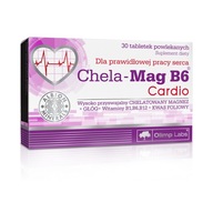 OLIMP Chela-Mag B6 Cardio 30tabs HORČICA B1 B6 B12 SRDCE OBEHOVÁ SÚSTAVA