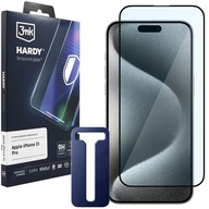 3mk HARDY Szkło Hartowane Premium do Apple iPhone 15 Pro + RAMKA APLIKATOR