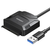 Ugreen kabel adapter do dysku 2.5" / 3.5" (USB-A 3.0 - SATA) czarny
