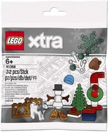 LEGO XTRA 40368 Święta Choinka Bałwan Pies Husky