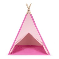 Stan stan tipi indiánsky wigwam ružový pre deti ECOTOYS