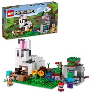 LEGO Minecraft 21181 Królicza farma Królik dom chata TNT Treser Zombie