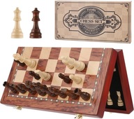 Šach z dreva - šach, ručne vyrobený, sk?adane, drevený, s