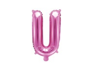 Balon foliowy Litera "U", 35cm, ciemny r