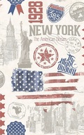Okleina Samoprzylepna Meblowa Folia 45 x 50 cm Brooklyn New York Gładka
