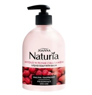 JOANNA NATURIA Mydło w płynie z balsamem MALINA, 500 ml