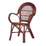 RattaNeo Coral k48 stolička bronz prírodný ratan