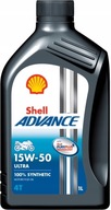 Syntetický motorový olej Shell Advance 1 l 15W-50