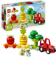 Lego Duplo Traktor z warzywami i owocami 10982 pierwsze klocki brokuł