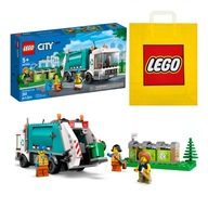 LEGO CITY č. 60386 - Recyklačné nákladné vozidlo + Darčeková taška LEGO