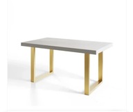 Stôl biely zlaté nohy
