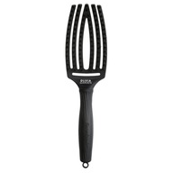 Szczotka Olivia Garden Fingerbrush Medium Full Black Czarny