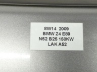 door right front right front BMW Z4 E89 08R- SPACEGRAU METALLIC (A52)