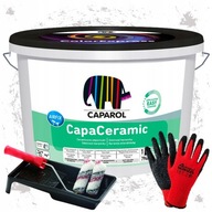 Farba Lateksowa Ceramiczna CAPAROL 10L+Zestaw do Malowania Ścian Rękawiczki