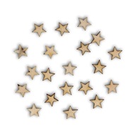 SD003 Kis csillagok fából - 20 db