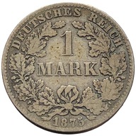 89559. Niemcy, 1 marka, 1875r., B - Ag