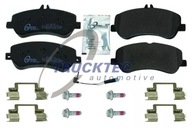 Trucktec Automotive 02.35.498 Sada brzdových doštičiek, kotúčové brzdy + Upínacia bandáž 2,5 mm x 150 mm 1 ks