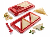 ERNESTO sada na výrobu ravioli/knedlíků, červená