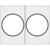 Matryca forma do zgrzewarek MCS na dwa pojemniki na zupę śr. 115 mm - Hendi