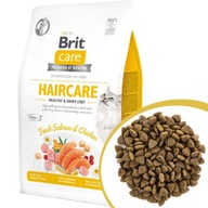 BRIT CARE CAT GRAIN-FREE HAIRCARE KARMA NA SIERŚĆ ŁOSOŚ/KURCZAK 400g