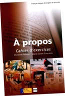 A propos Cahier d'exercices