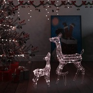 Vianočné akrylové soby 160 teplých bielych LED diód