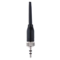 1x 3,5 mm uzamykacia stereo zásuvka DIY audio konektor pre mikrofón čierny 6 cm