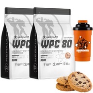 HERKULES WPC 80 1800g+SHAKER BIAŁKO SERWATKOWE COMPLEX PROTEINY PREMIUM WPC