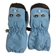 Detské bežecké rukavice jednoúčelové modré