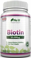 Akcia! Nu U Biotín 10000mcg 365 Tablety Kratší Dátum Platnosti Biotin