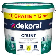 Dekoral Grunt lateksowy biały 10l + 10% gratis