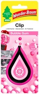 Vôňa do auta Wunder-Baum Clip Bubble Gum