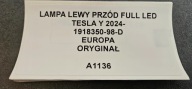 light left front FULL LED TESLA Y JUNIPER 24- EUROPA original 1918350-98-D