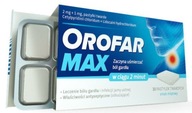 Orofar Max 2 mg + 1 mg, smak miętowy, 30 pastylek twardych, Stada
