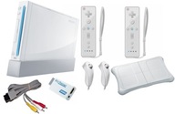 KONSOLA NINTENDO WII Duży zestaw Pudełko HDMI Balance Board