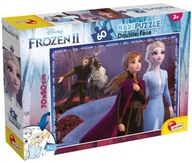 Puzzle dwustronne 60 el. Supermaxi. Frozen Lisciani KRAINA LODU 2