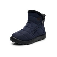 40 Blue 3 Waterproof Winter Boots for Women 2022 Nová umelá dlhá kožušina