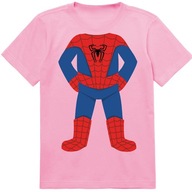 KOSZULKA DZIECIĘCA T-SHIRT DLA DZIECKA SPIDER MAN STRÓJ SUPERBOHATERA 128