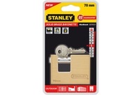 Visiaci zámok Stanley S742-026 70mm mosadzný stopkový