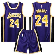 dieťa Tričko Lakers James No. 23 Kobe No. 24 Basketbalové oblečenie