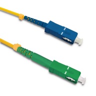 Patchcord światłowodowy SC/APC - SC/UPC, Singlemode, 9/125, Simplex | 2m