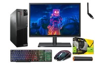 Zestaw komputerowy PC GAMINGOWY do GIER i5 SSD WIN10 LED24 GeForce WIFI