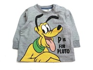 DISNEY szara melanż bluza dresowa piesek Pluto 68