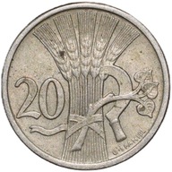 Czechosłowacja 20 halerzy 1924