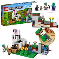 LEGO MINECRAFT KRÓLICZA FARMA KRÓLIKI MAINCRAFT KLOCKI NA PREZENT ZESTAW